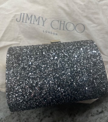Jimmy Choo Glitter Mini Tube Clutch | eBay