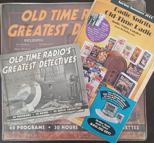 "Old Time Radio's Greatest Detectives" 1997- 20 Audio Cassettes w/Orig Inserts - Picture 5 of 6