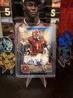 2025 Bowman Chrome University Football Blue Refractor Talyn Taylor #BCA-TTA