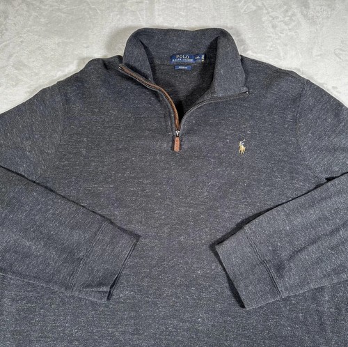 Polo Ralph Lauren Sweater Men Size XXL Long Sleeve Mock Neck Estate Rib Golf EUC - Picture 2 of 12