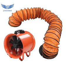 12'' Extractor Fan Blower portable Exhaust 520W 32.8FT with Ventilator Duct Hose