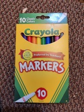Crayola Classic Colors BACK TO SCHOOL Fine Line Markers 10 CT