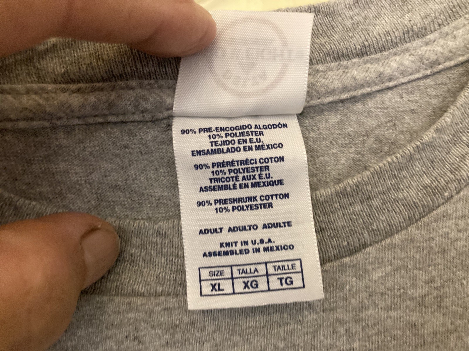 VINTAGE NSA -National Security Agency Unisex T Shirt; XL; Gray; PreOwned & Excl