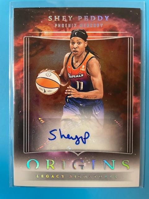 Shey Peddy – 2024 Origins WNBA “Legacy Signatures” #LS-SP (Mercury)