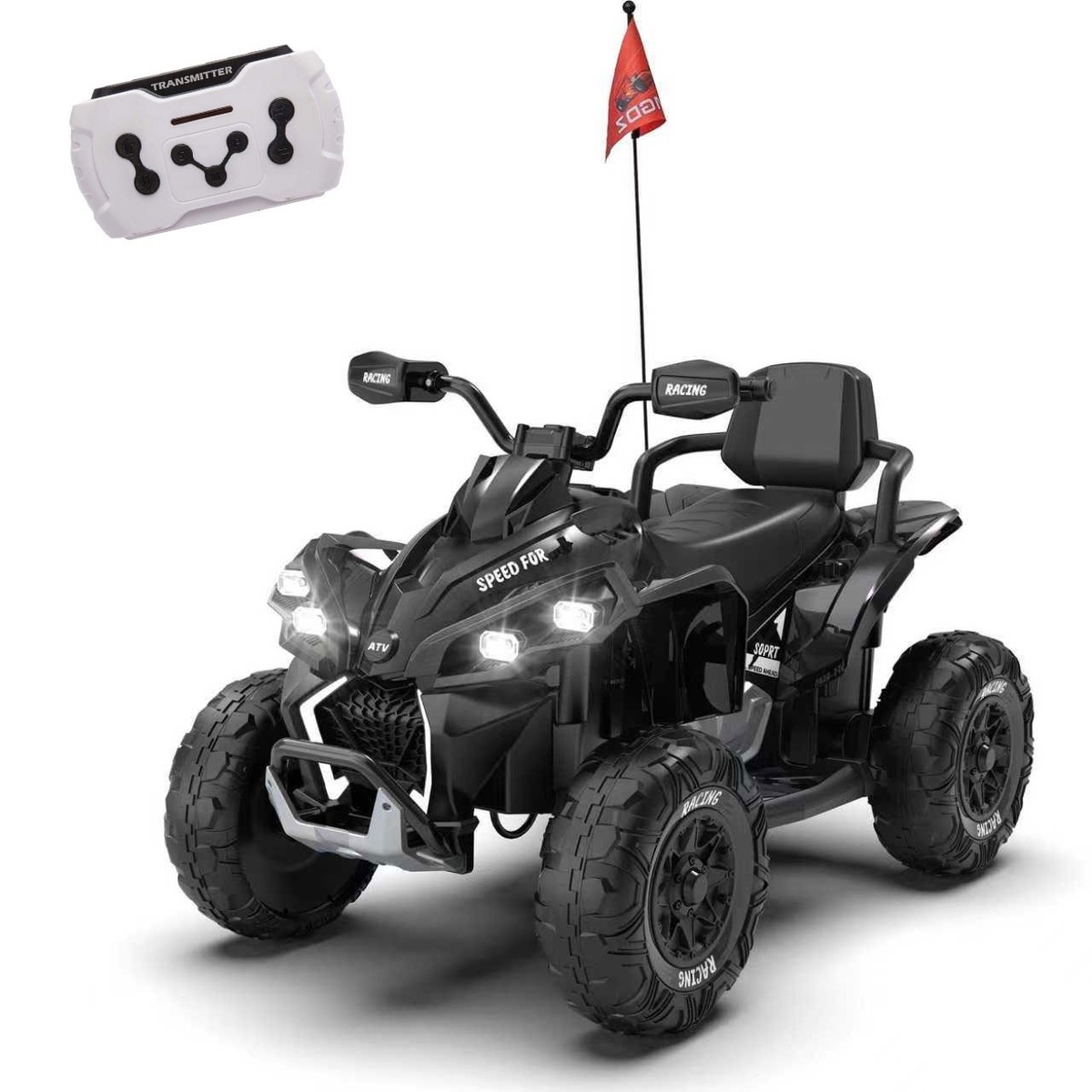 24V Kids Electric ATV Ride On Car W/Remote,LED,Battery Power