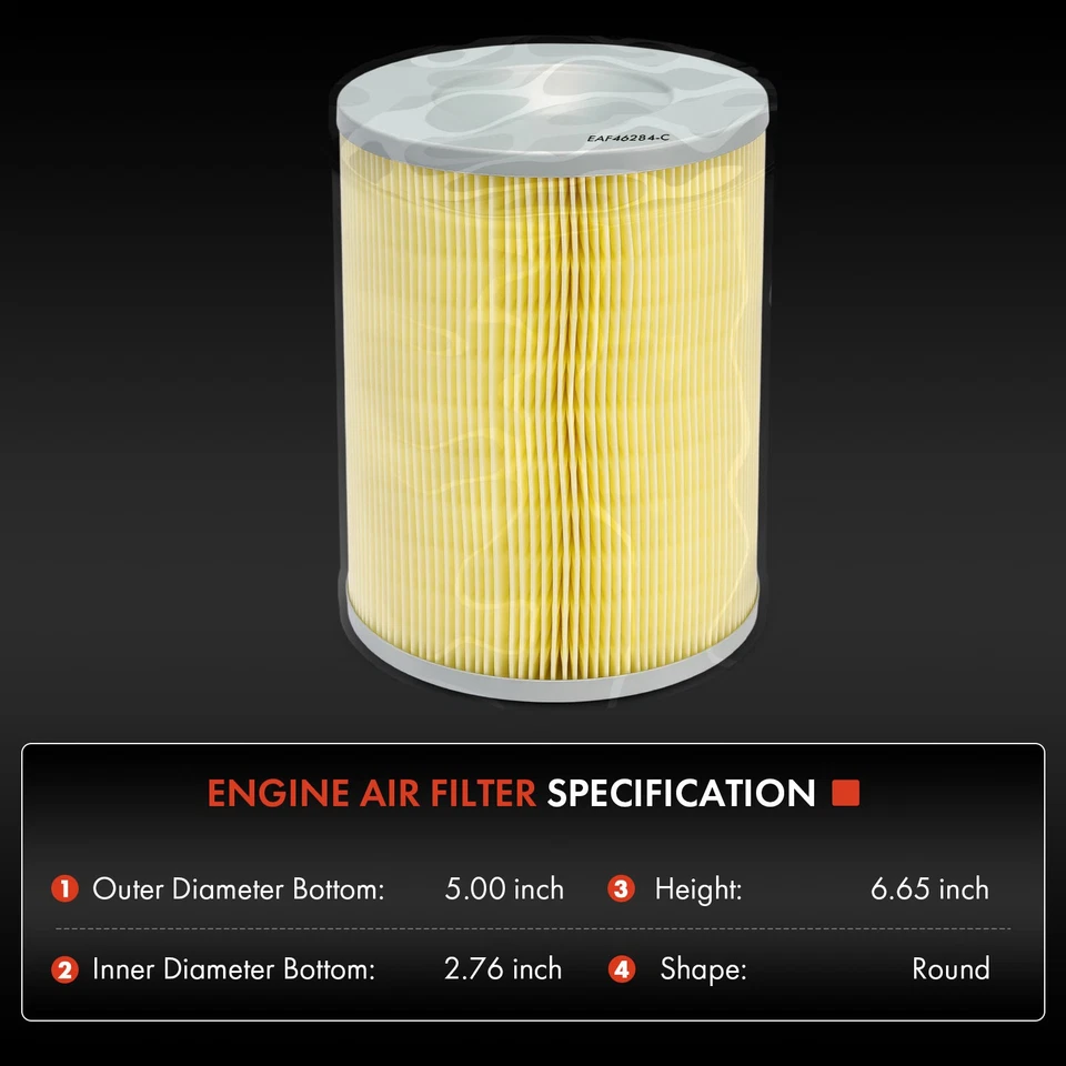 Filtro de aire del motor para furgoneta Nissan Sentra 1983-1987 1987 720 Datsun 720 1654604N00 Foto 2 de 4