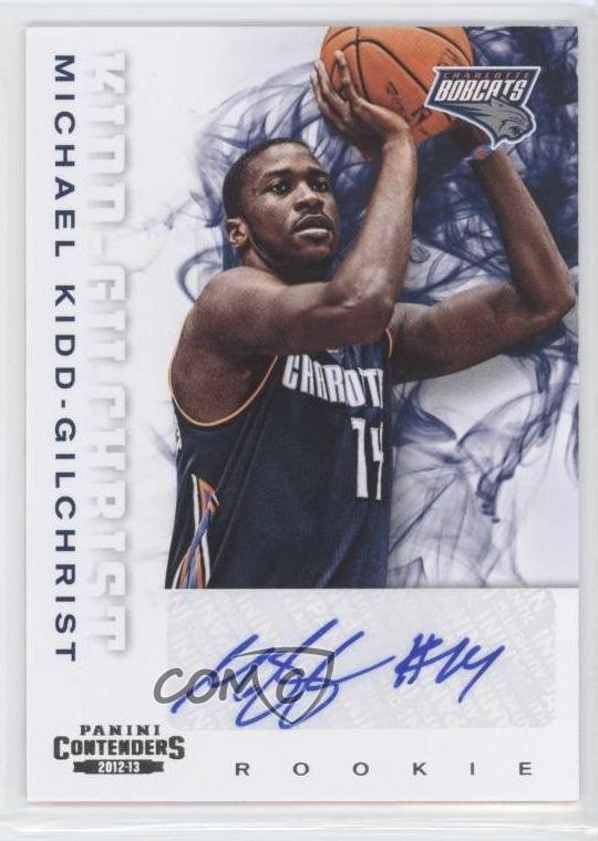2012-13 Panini Contenders Rookie Michael Kidd-Gilchrist #202 Auto ab6