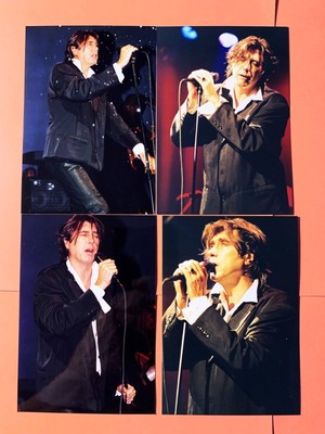 BRYAN FERRY ROXY MUSIC CLASSIC ROCK  ARTIST LIVE IN CONCERT PHOTO SET 4 3x5 #4