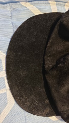Nordstrom Black Suede Leather Cap - Picture 2 of 6