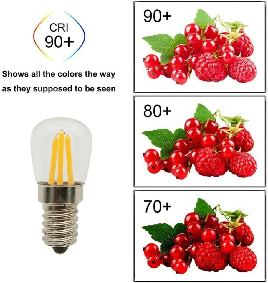 4W E12 LED Filament T20 Night Light Bulb3000K Warm White LED Salt Lamp Bulbs ... - Image 3 of 4