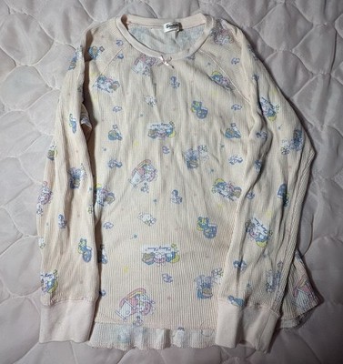  Kawaii Sanrio Smiles Cheery Chums Pink Long Sleeve Top Mezzo Piano Jojifuku