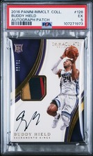 2016 PANINI IMMACULATE COLL AUTO PATCH #126 BUDDY HIELD RC 73/99 PSA 5