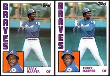 1984 Terry Harper (2) Card Lot - THE ULTIMATE COLLECTOR'S PRIZE – ONLY FOR TH...