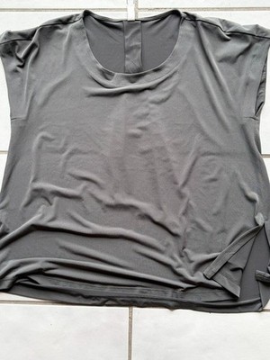 T Shirt, Jersey,  A Line, Gr L, dunkelgrau,  friendtex, neu mit Etikett