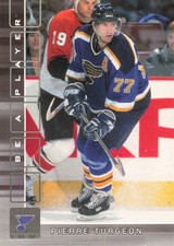 Pierre Turgeon #296 2001-02 Be a Player Memorabilia St. Louis Blues Hockey