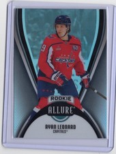 2025-26 UD Allure Rookie Ryan Leonard 101 Black Rainbow Capitals (RC) Fire Sale!