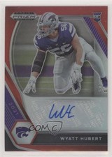 2021 Panini Prizm Draft Picks Red 144/199 Wyatt Hubert #DPA-WHU Auto qg9