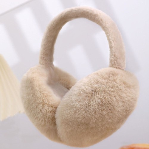 Warm Plush Ear Warmer Solid Color Earflap Cute Winter Earmuffs Outdoor - Picture 8 of 20