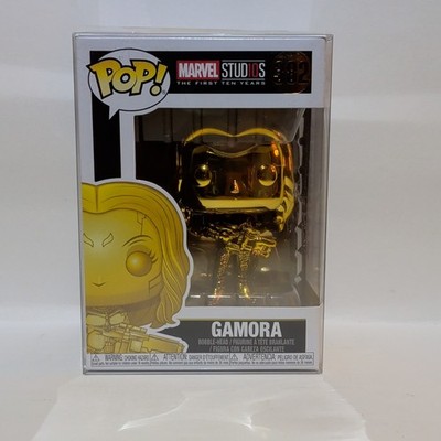 Funko Pop! Vinyl Gamora Gold Chrome Marvel First Ten Years #382 GOTG Vol. 2