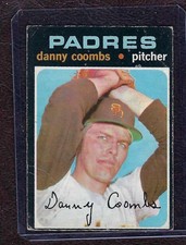 1971 O-Pee-Chee, OPC, #126 Danny Coombs, San Diego Padres, VG!