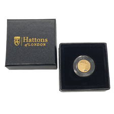 2024 Hattons 1/8 Sovereign 22ct Gold Proof Coin Boxed WWII Supermarine Spitfire