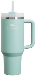 Stanley Quencher H2.0 Tumbler 40oz Straw Handle Seafoam Stainless Steel Damaged
