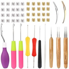 Dreadlock Crochet Hook Set with Different Sizes Latch Hooks Braiding Accessories