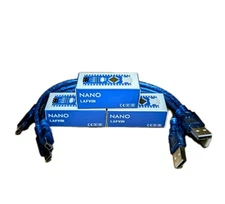 3-pack Lafvin Nano V3.0 Nano Micro-Controller + USB cables (Arduino Compatible)