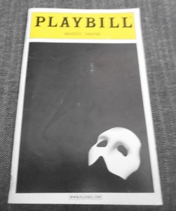PLAYBILL PHANTN OF THE OPERA MARCH 2005 MAJESTIC THEATRE