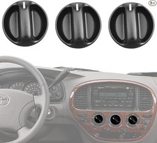 Ac Climate Control Knob For 2000-2006 Toyota Tundra Replaces 55905-0c010 3pcs