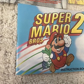 Super Mario Bros 2 NES Instruction Booklet Manual Only, No Game