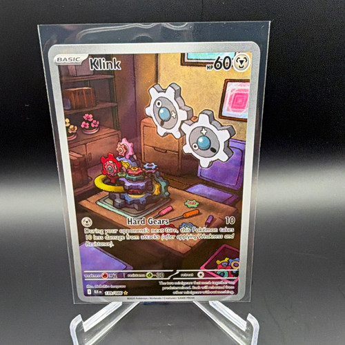 Klink 139/086 SV: Black Bolt Illustration Rare Holo English Pokemon