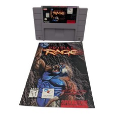 Primal Rage w/ Manual SNES Super Nintendo - Tested & Working