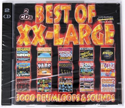 Best Service XX-Large Best Of Sample Library/Sound Library/Sampling 2 CD NEW