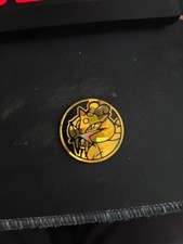 Pokemon TCG - Raikou Standard Coin (Token) - Cracked Ice - Gold