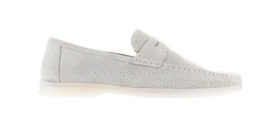 Johnnie-O Mens Newport Beige Loafers Size 9 (7749020)