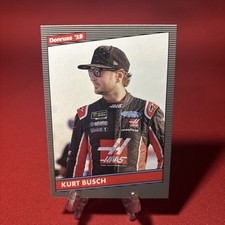 2019 Donruss Nascar Racing Retro 1986 Card #117 Kurt Busch Silver Border