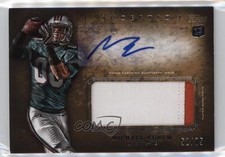 2012 Topps Inception Rookie Gold 52/75 Michael Egnew Jumbo Patch Auto 0q3