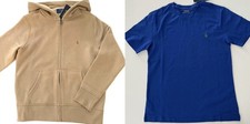 NWT, Boys POLO RALPH LAUREN SET of Hoodie  T-Shirt. Size S 8 . Eu 134/140