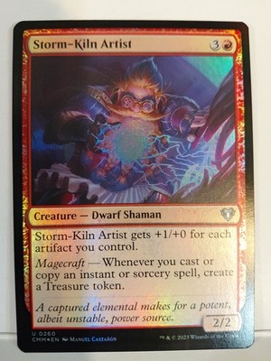 Storm-Kiln Artist Commander Masters Foil