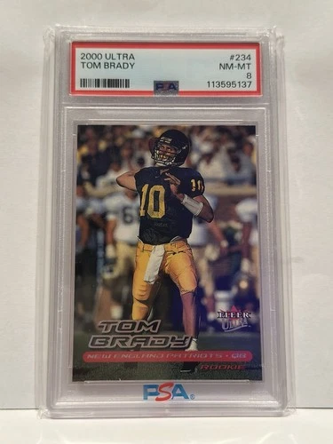 2000 Ultra - Tom Brady Rookie #234 PSA 8