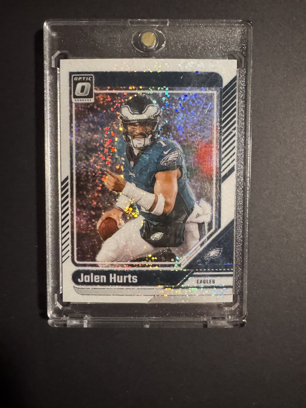 2024 Panini Donruss Optic - Jalen Hurts #158 White Sparkle Prizm