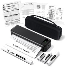 Rechargeable Portable Printer with Bluetooth ...