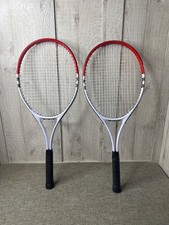 Tennis Rackets 27" Set With Carrying Case Grip Tapes