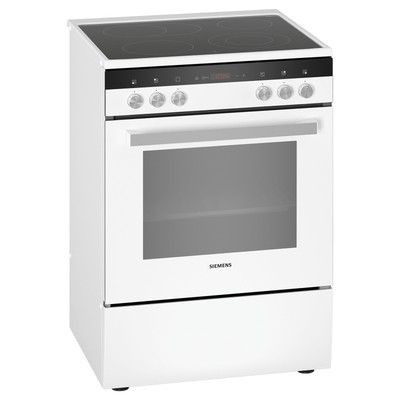 SIEMENS Elektro-Standherd HK9R3A220 - weiß - Glaskeramik - A