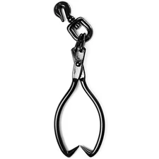 Heavy Duty Swivel Grab Skidding Tongs 20" Jaw Log Chain Grabber Logging Hook