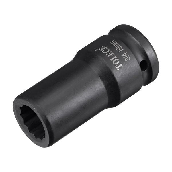 "3/4\" Antrieb,19Mm,12-Punkt,Tiefer Schlagschrauber-SteckschlüSsel,Cr-Mo-Stahl"-image