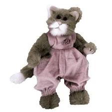TY Attic Treasure - POUNCER the Cat (8.5 inch) - MWMTs Stuffed Animal Toy