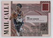 2021-22 Panini Illusions Mail Call Jalen Green #6 0p5y
