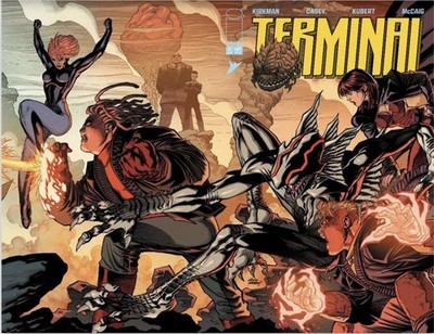 TERMINAL #1 CVR B ANDY KUBERT & DAVE MCCAIG CONNECTING WRAPAROUND IMAGE NM